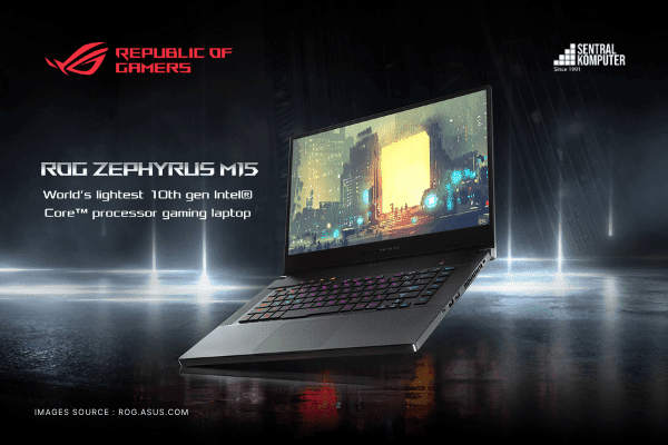 ASUS ROG Zephyrus M15 (GU502LW) : “Laptop Gaming Kencang, Tidak Harus Memiliki Dimensi Tebal”